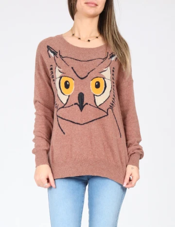 Bluza Pull&Bear, roz pudra inchis Roz