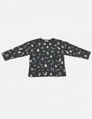 Bluza Zara, gri inchis Gri