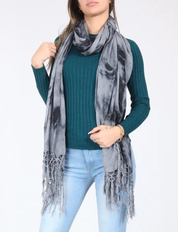 Esarfa Pull&Bear, gri Gri