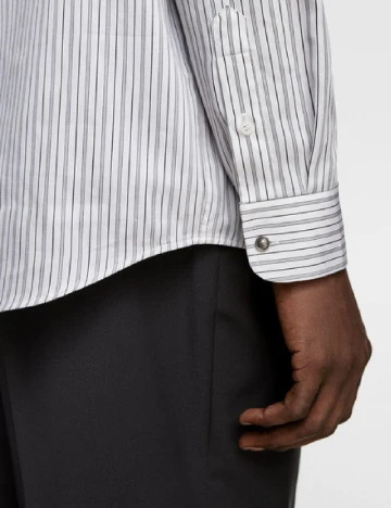 Camasa Zara, alb Alb