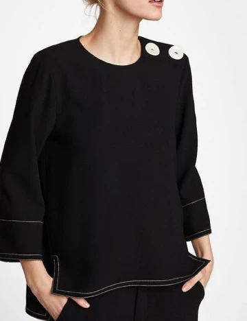 Bluza Zara, negru Negru