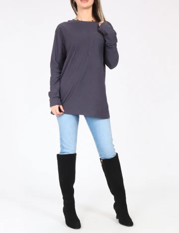 Bluza Zara, gri inchis Gri