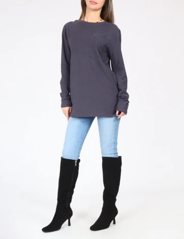 Bluza Zara, gri inchis Gri