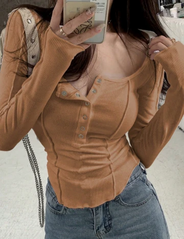 Bluza Dazy, maro Maro