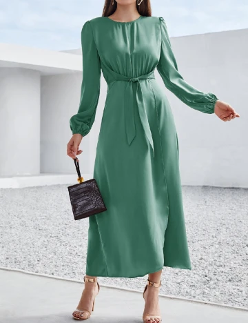 Rochie medie SHEIN, verde Verde