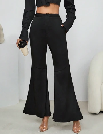 Pantaloni SHEIN, negru Negru