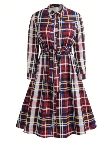 Rochie medie SHEIN CURVE, mix culori Mix culori