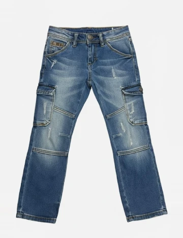 Blugi Zara, albastru Albastru