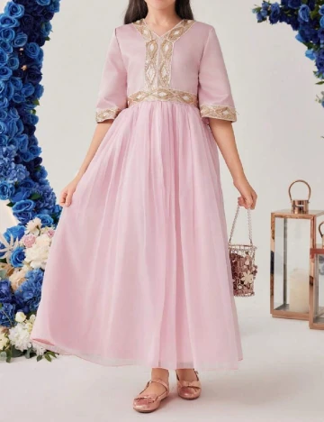 Rochie Shein Kids, roz Roz