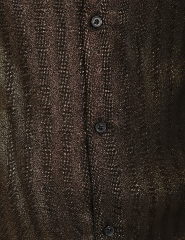 Camasa Zara, auriu/negru