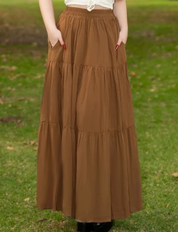 Fusta SHEIN, maro Maro