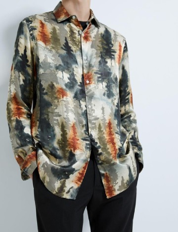 Camasa Zara, mix culori