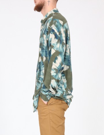 Camasa Zara, verde/albastru