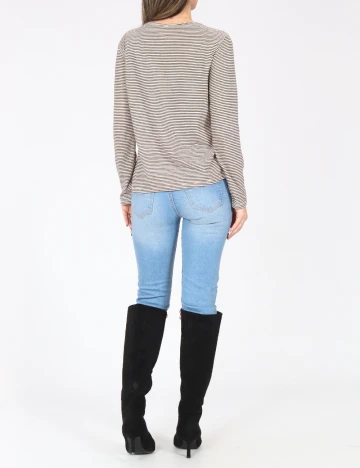 Bluza Zara, alb/negru Negru