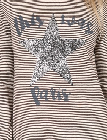 Bluza Zara, alb/negru