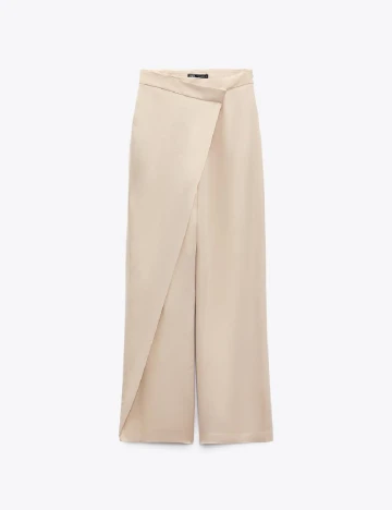Pantaloni Zara, bej Crem