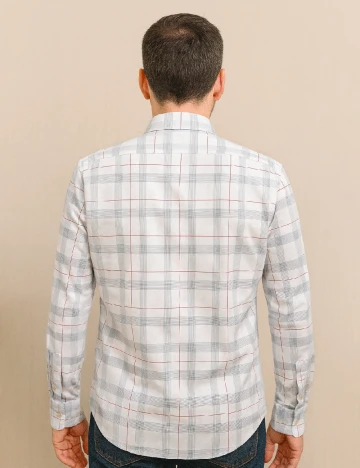 Camasa Zara, alb Alb