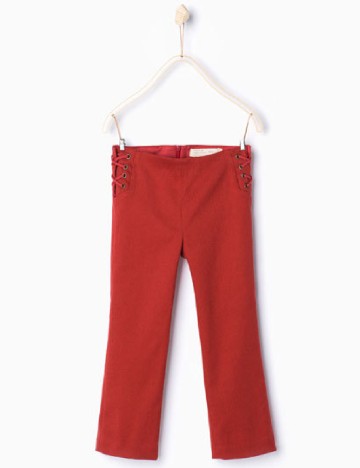 
						Pantaloni Zara, rosu