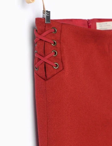 Pantaloni Zara, rosu Rosu