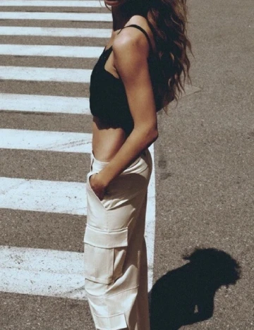 Top Zara, negru Negru