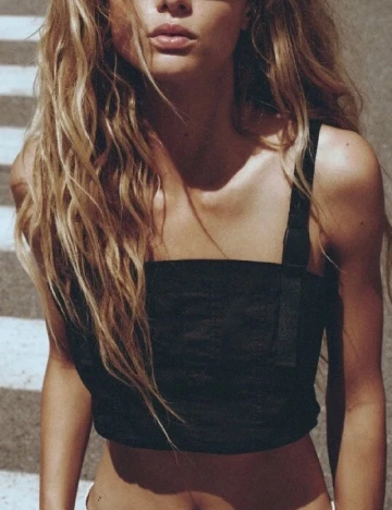 Top Zara, negru Negru