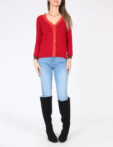 Cardigan Zara, rosu Rosu