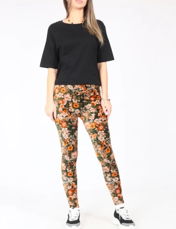 Pantaloni Zara, floral Floral print