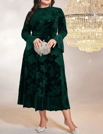 
						Rochie medie SHEIN CURVE, verde