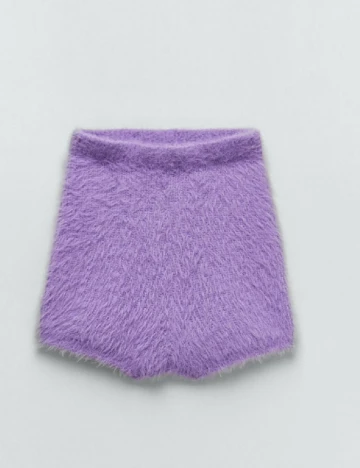 Pantaloni scurti Zara, mov Mov