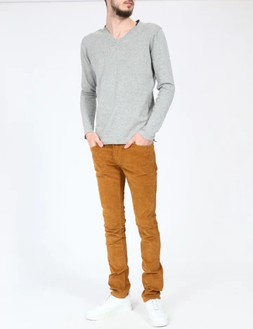 Pantaloni Zara, maro