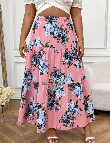 
						Fusta SHEIN CURVE, roz