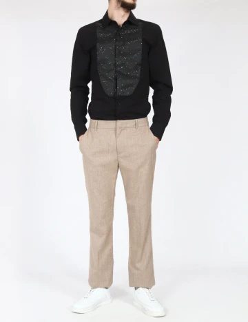 Pantaloni Zara, maro