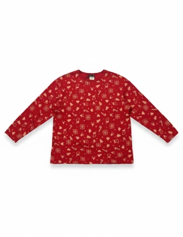 Bluza de pijama Zara, rosu Rosu