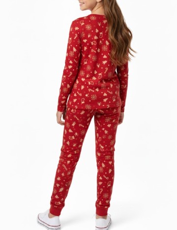 Bluza de pijama Zara, rosu