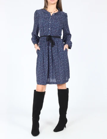 Rochie scurta Zara, albastru Albastru