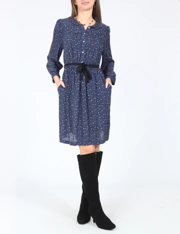 Rochie scurta Zara, albastru Albastru