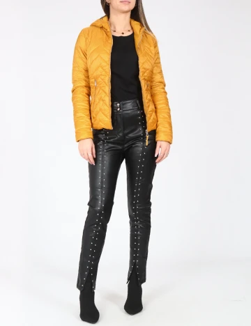 Geaca Bershka, mustar Galben