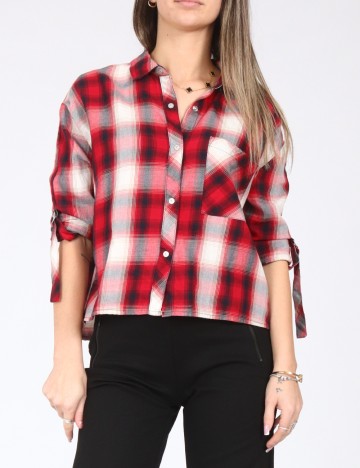 Camasa Bershka, rosu