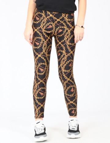 Colanti Zara, negru/galben