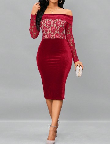 
						Rochie medie SHEIN, rosu