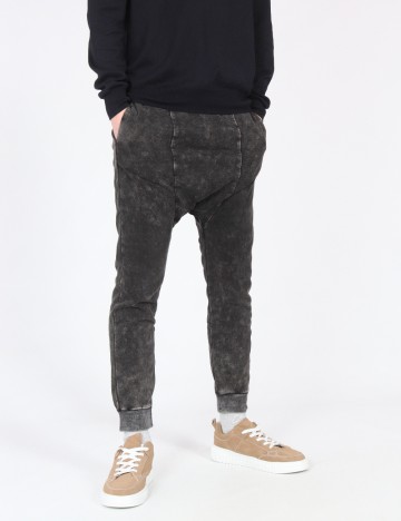 Pantaloni Pull&Bear, gri inchis