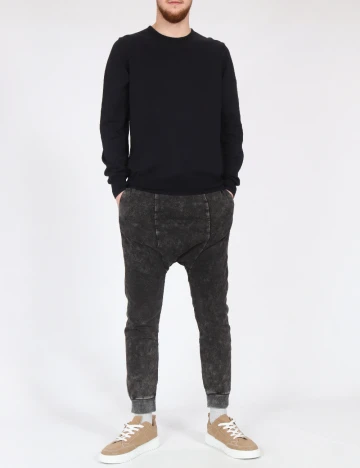 Pantaloni Pull&Bear, gri inchis