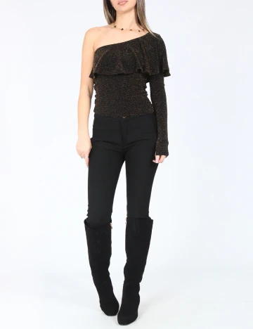 Bluza Bershka, negru Negru