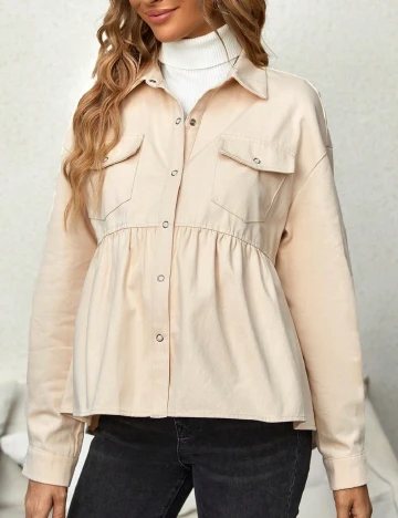 Jacheta SHEIN Maternity, crem Crem