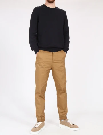 Pantaloni Zara, maro