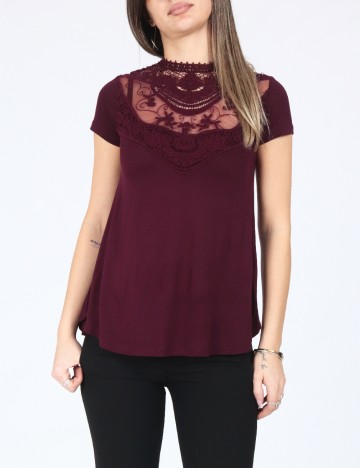 Bluza Bershka, pruna