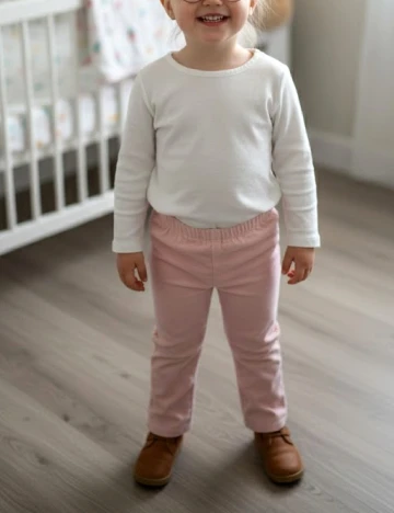 Pantaloni Zara, roz Roz