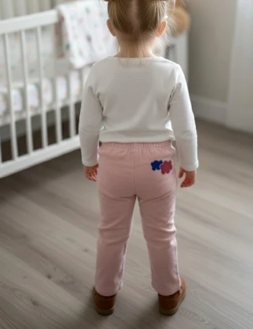 Pantaloni Zara, roz Roz