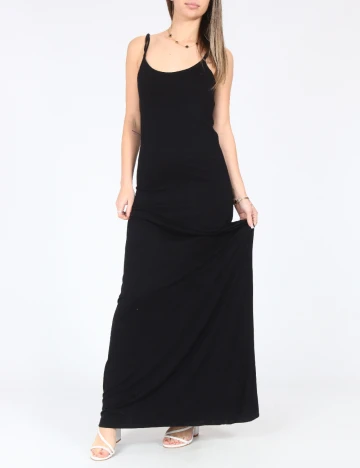 Rochie lunga Bershka, negru Negru