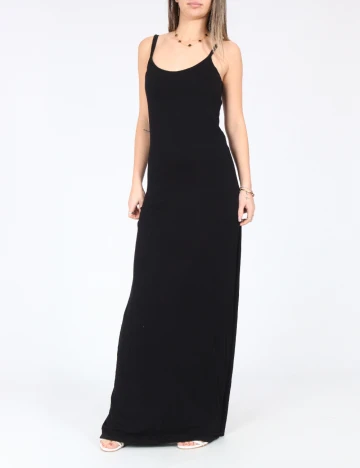 Rochie lunga Bershka, negru Negru